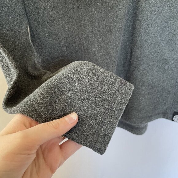REI Co-op gray fleece 3/4 zip sweater warm comfortable women's size small - Picture 4 of 8